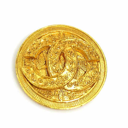 Dior Gold Gold Plated Brooch