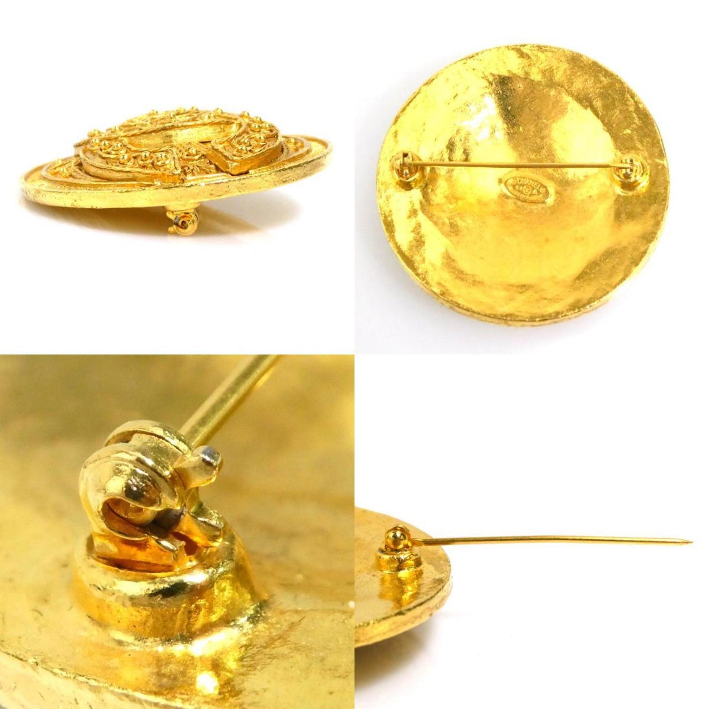 Chanel Gold Metal Coco Mark