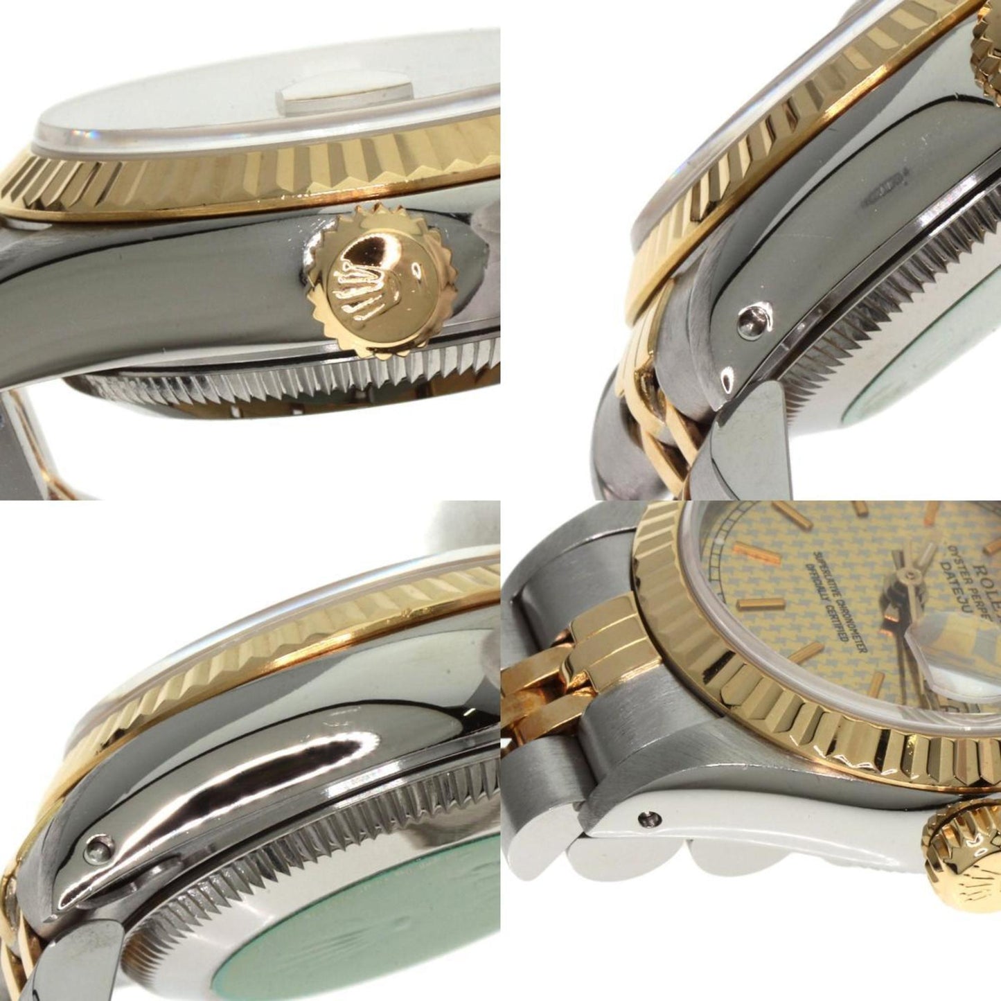 Rolex Gold Gold And Steel Lady Datejust