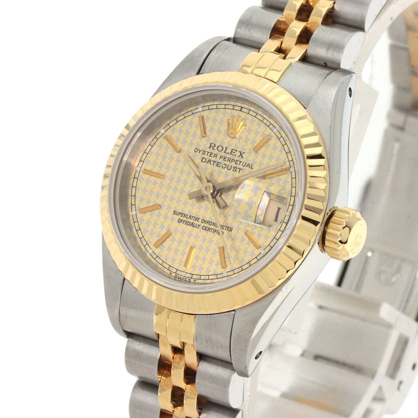 Rolex Gold Gold And Steel Lady Datejust
