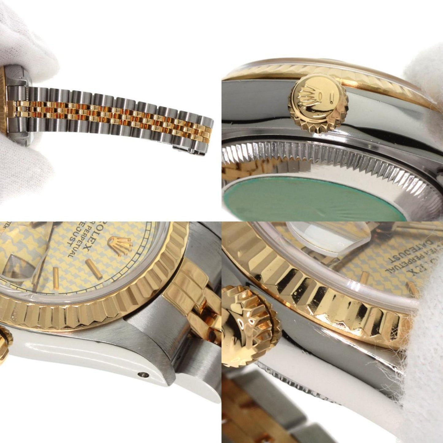 Rolex Gold Gold And Steel Lady Datejust