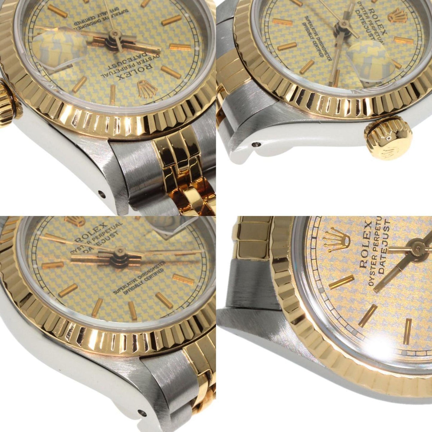 Rolex Gold Gold And Steel Lady Datejust