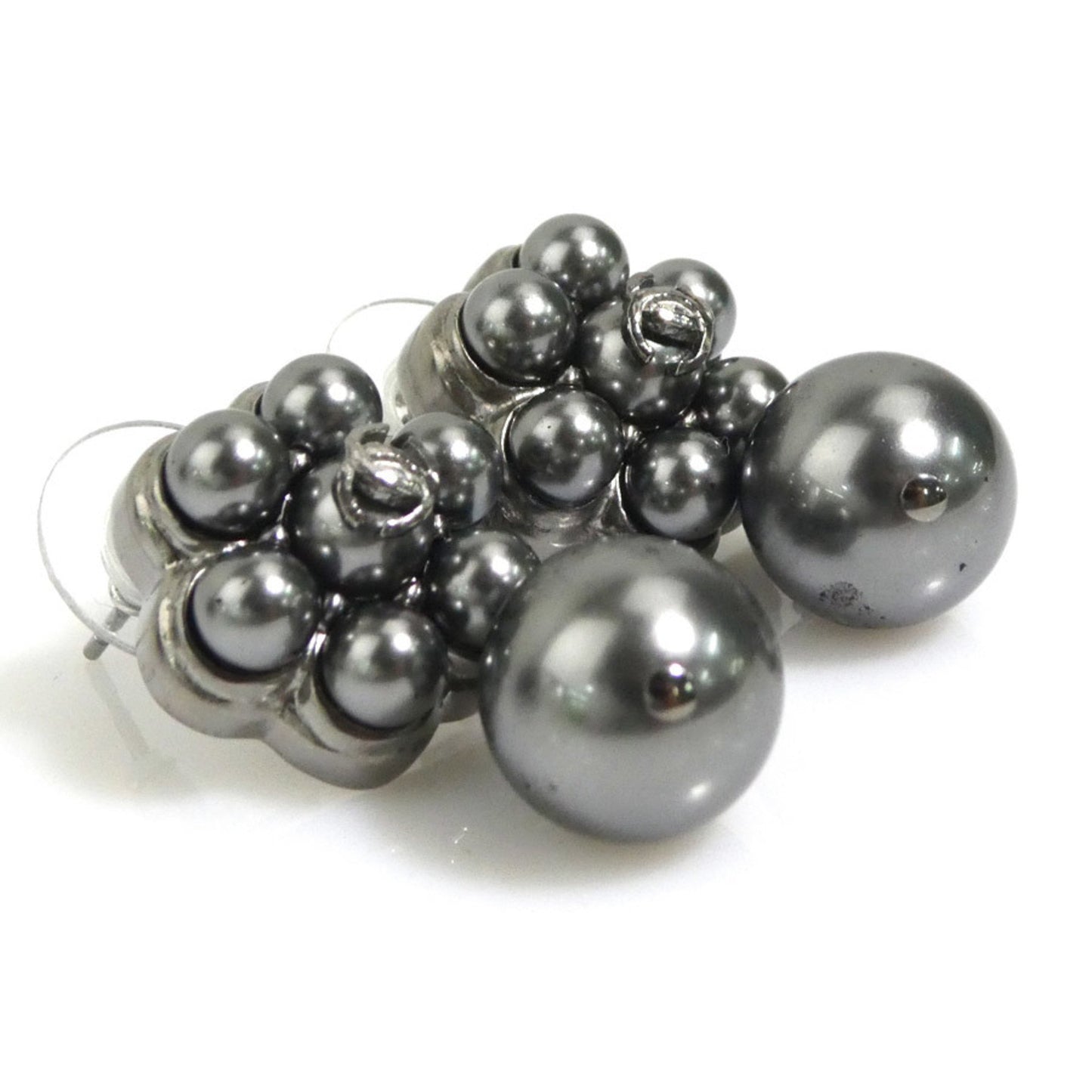 Chanel Silver Metal Coco Mark