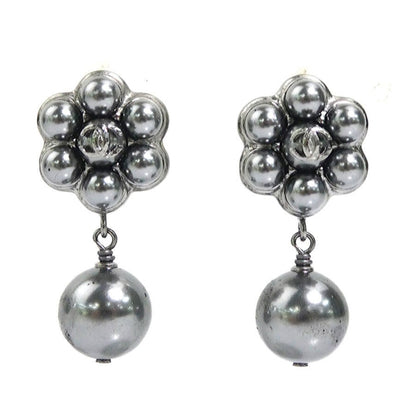 Chanel Silver Metal Coco Mark