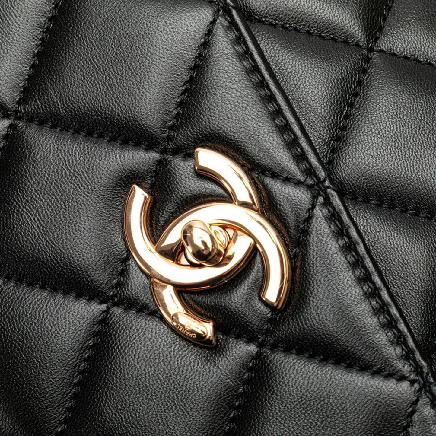 Chanel Black Leather Trendy Cc