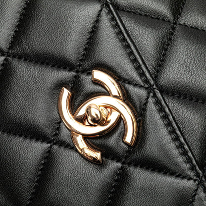 Chanel Black Leather Trendy Cc
