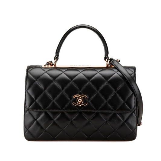 Chanel Black Leather Trendy Cc
