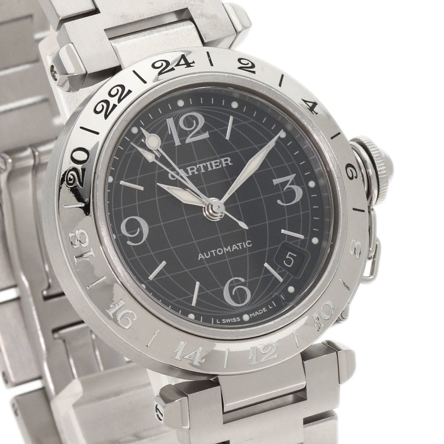 Cartier Black Steel Pasha C