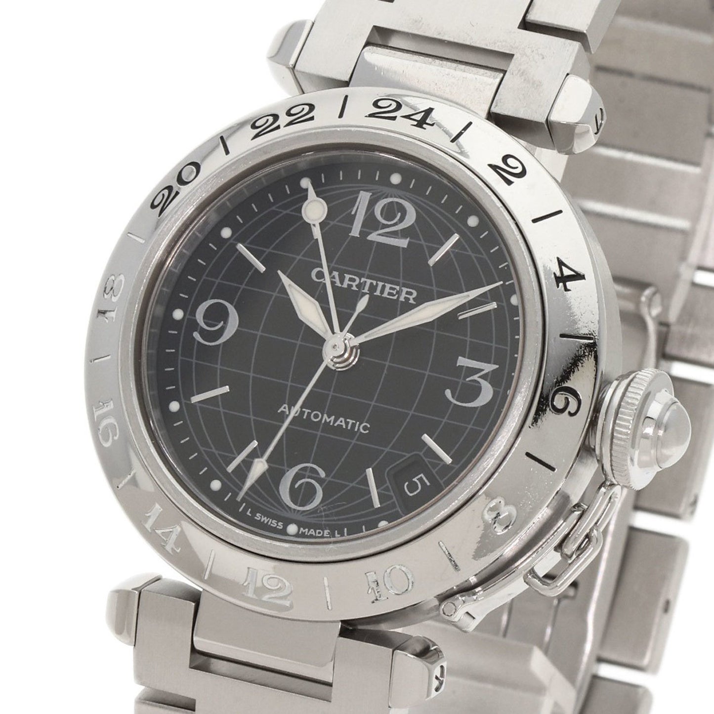 Cartier Black Steel Pasha C