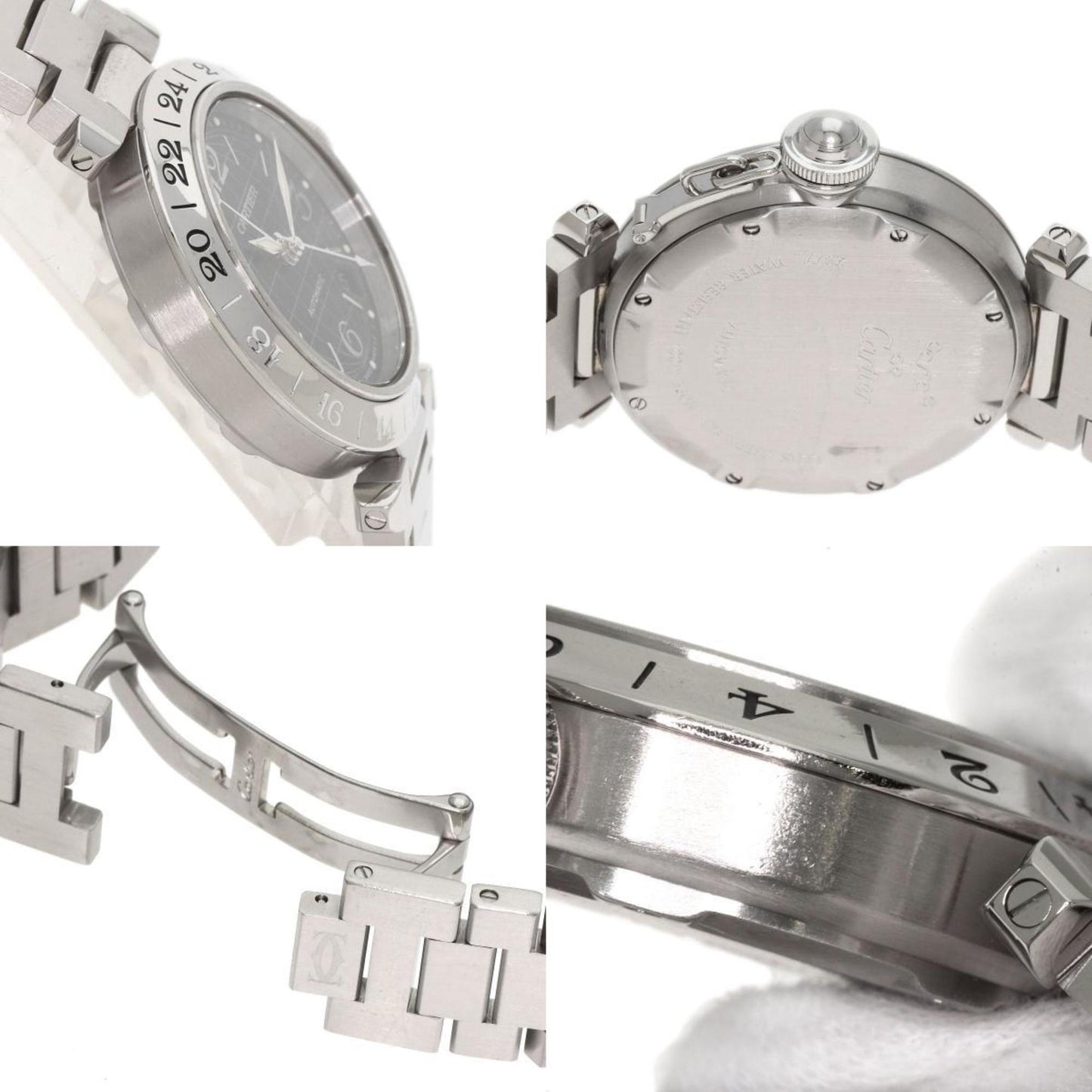 Cartier Black Steel Pasha C
