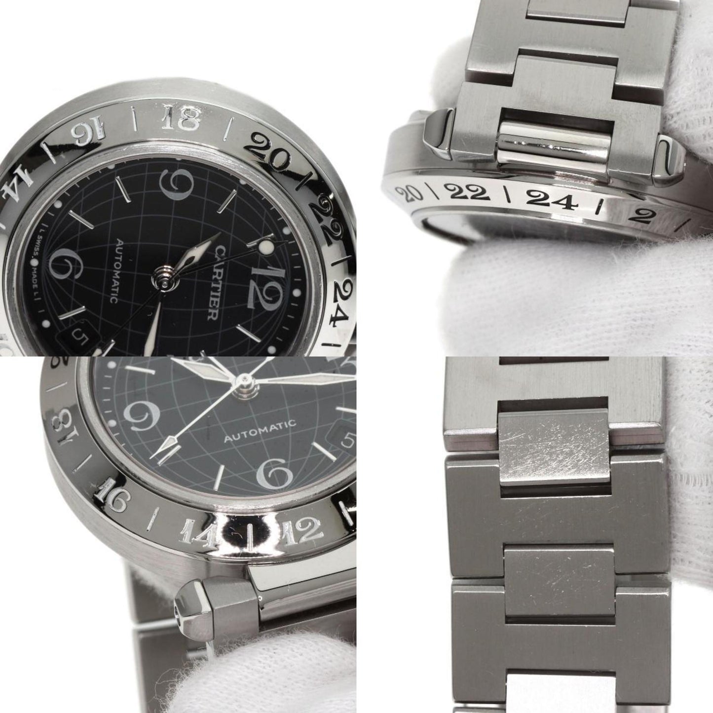 Cartier Black Steel Pasha C