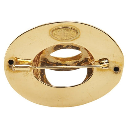 Chanel Gold Gold Plated Coco Mark