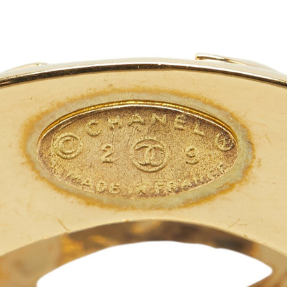 Chanel Gold Gold Plated Coco Mark