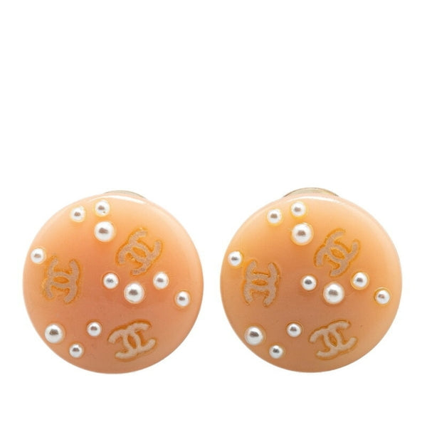 Chanel Gold Gold Plated Coco Mark