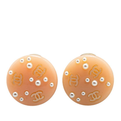 Chanel Gold Gold Plated Coco Mark