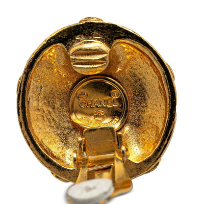 Chanel Gold Gold Plated Coco Mark