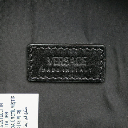 Versace Black Leather Greca Goddess