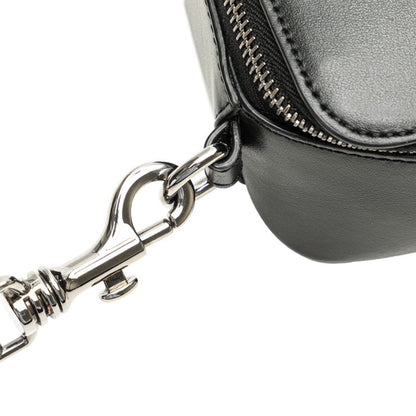 Versace Black Leather Greca Goddess