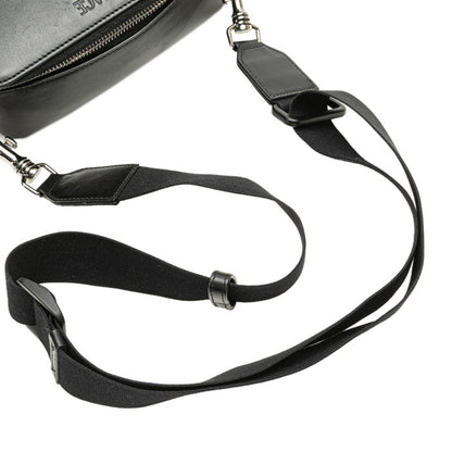 Versace Black Leather Greca Goddess