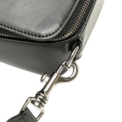 Versace Black Leather Greca Goddess