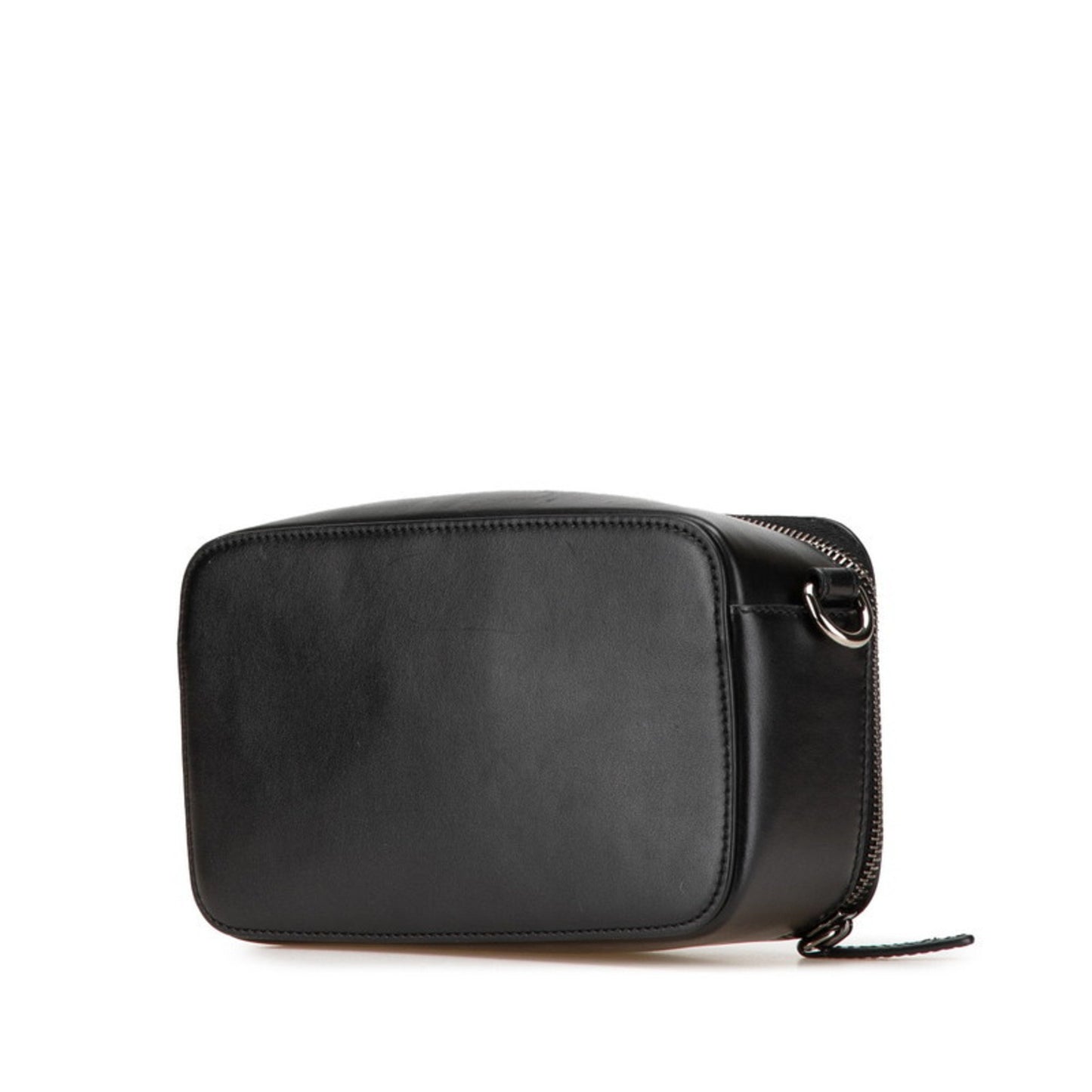 Versace Black Leather Greca Goddess