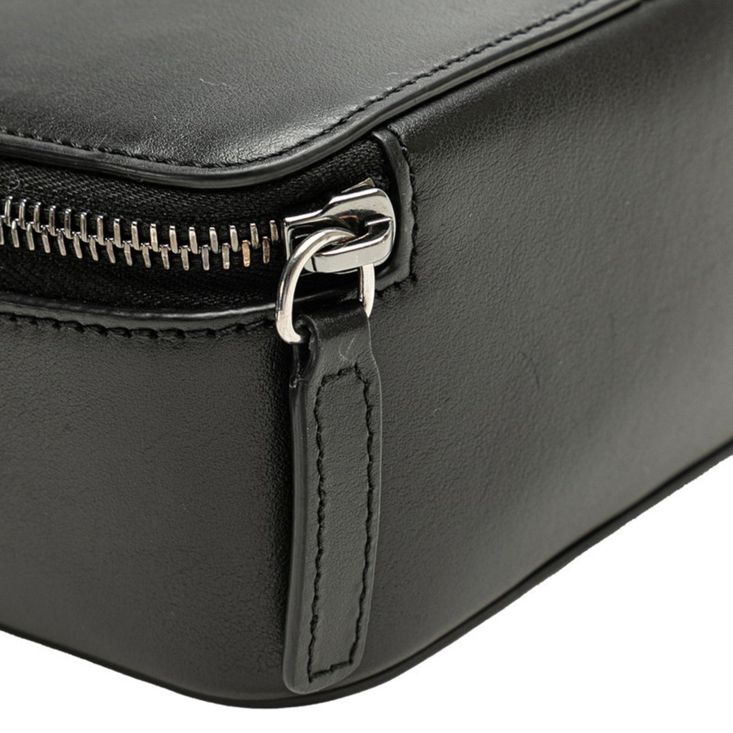 Versace Black Leather Greca Goddess