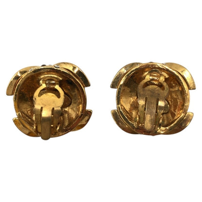 Chanel Gold Gold Plated Coco Mark