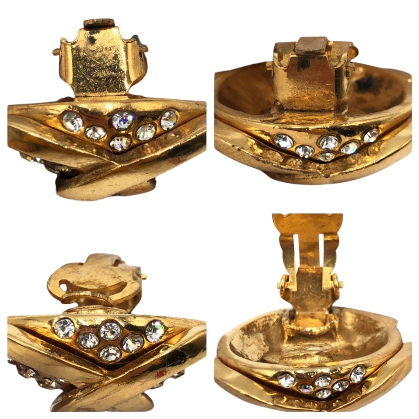 Chanel Gold Gold Plated Earring