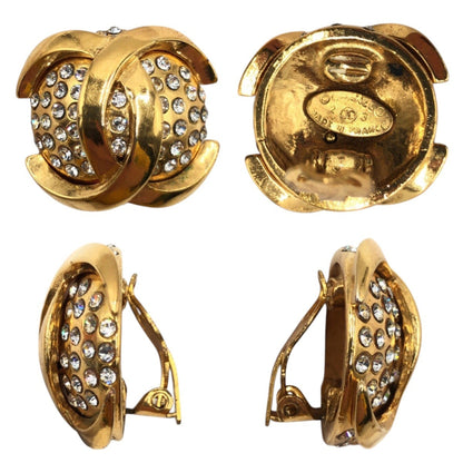 Chanel Gold Gold Plated Earring
