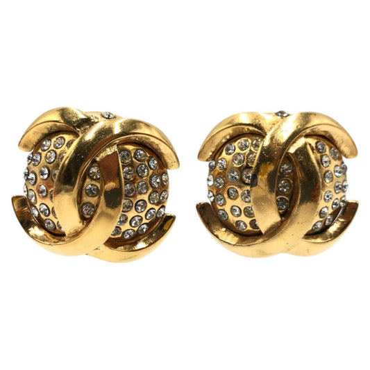 Chanel Gold Gold Plated Earring