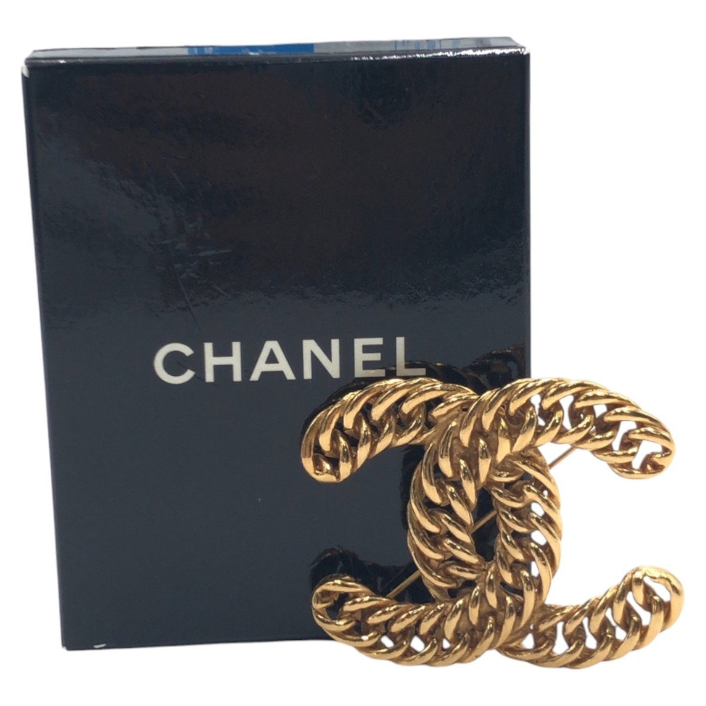 Chanel Gold Gold Plated Coco Mark