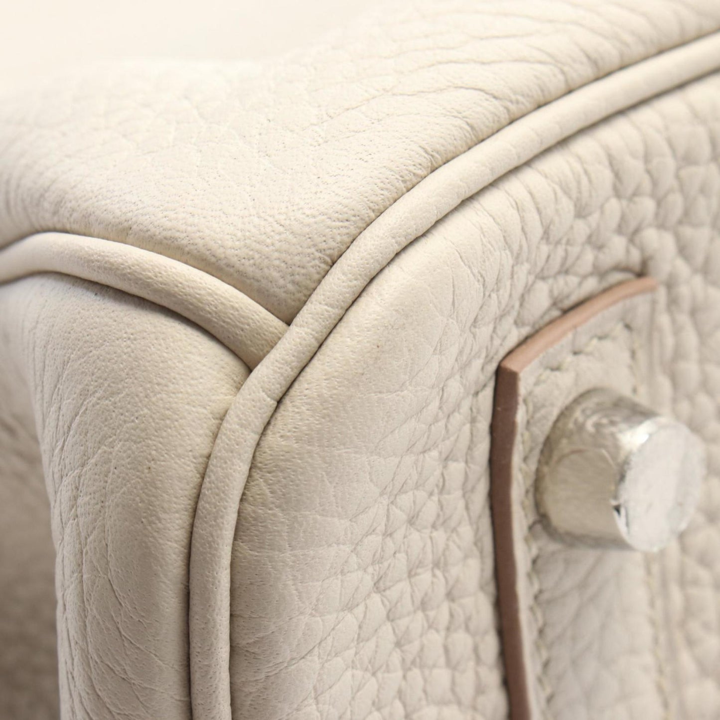 Hermès White Leather Birkin 30