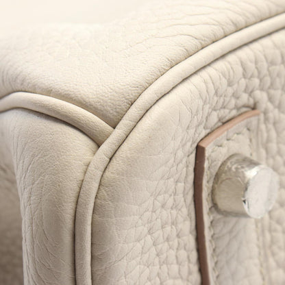 Hermès White Leather Birkin 30