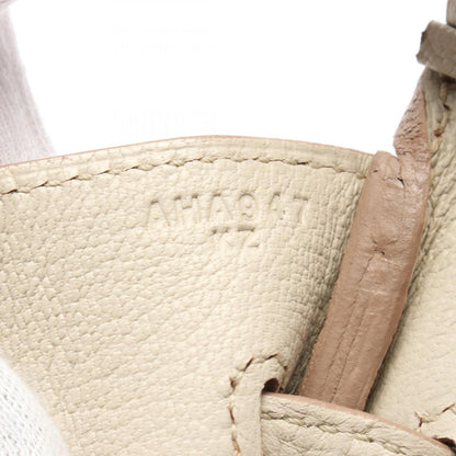 Hermès White Leather Birkin 30