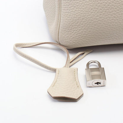 Hermès White Leather Birkin 30