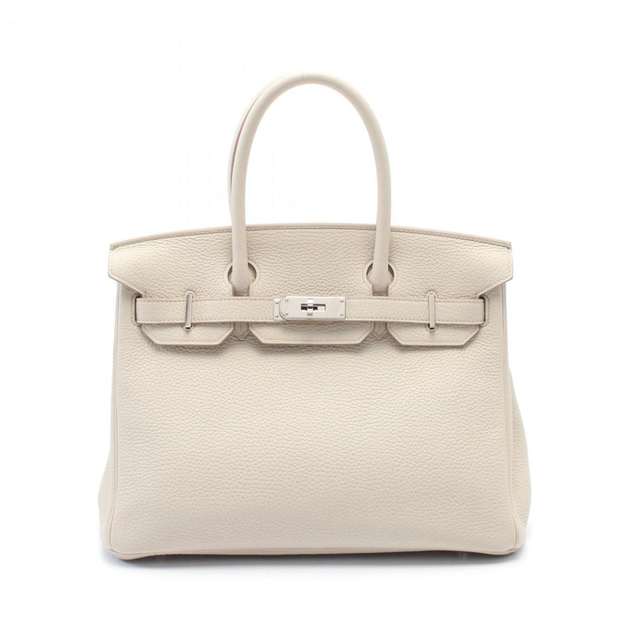 Hermès White Leather Birkin 30