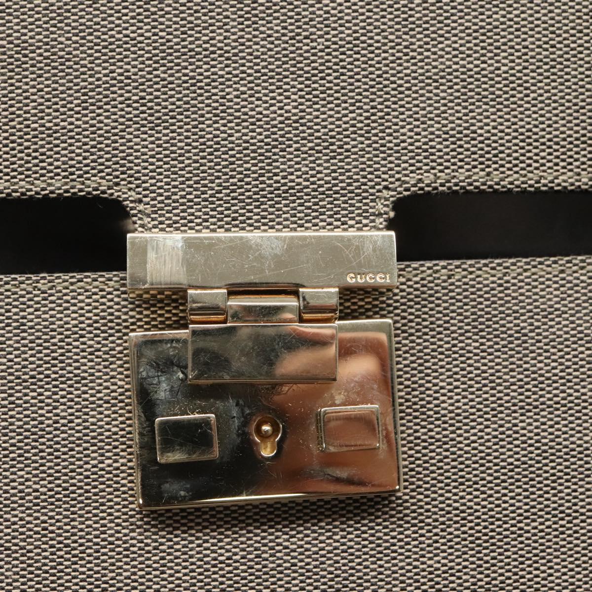 Gucci Brown Canvas Lady Lock