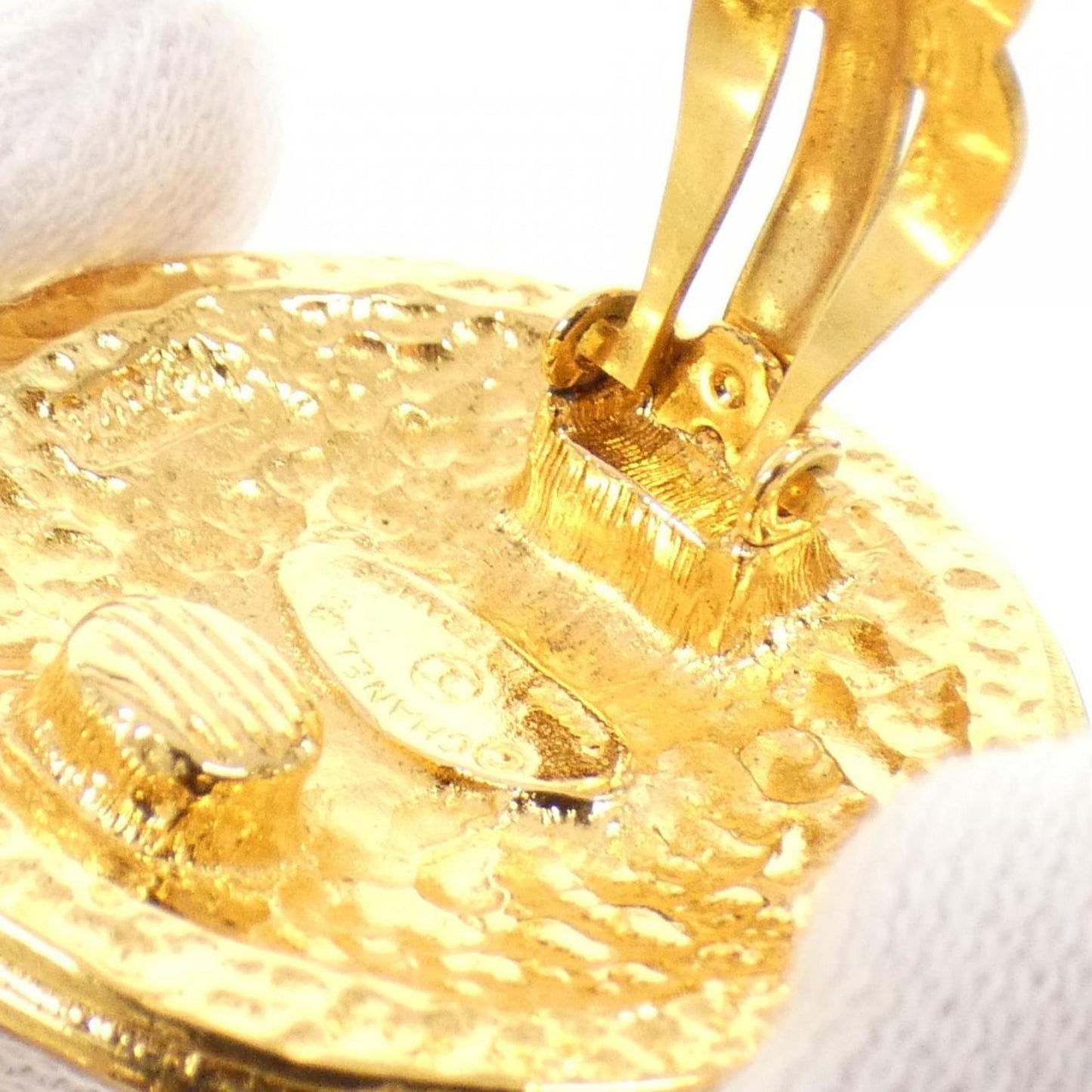 Chanel Gold Gold Plated Cambon