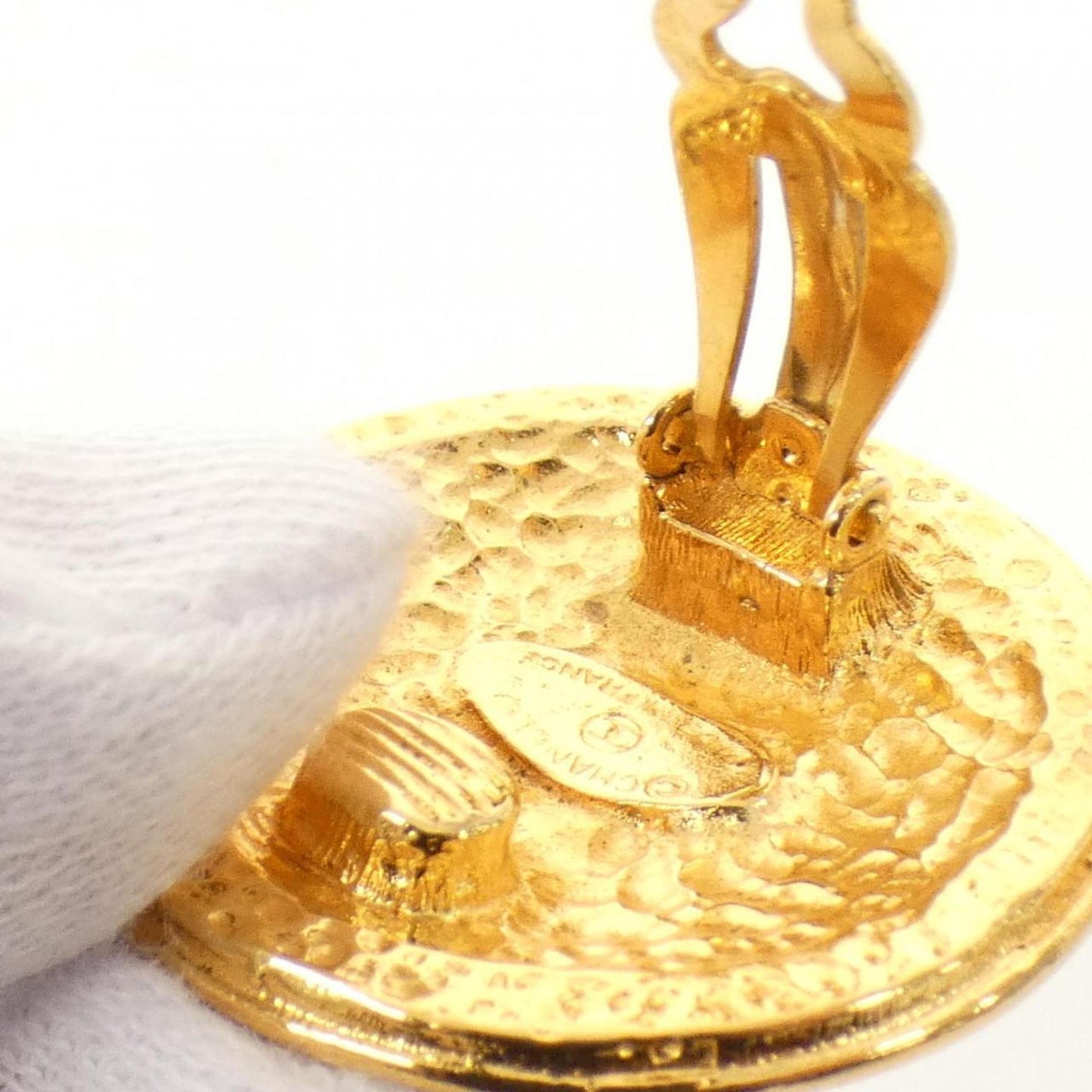 Chanel Gold Gold Plated Cambon