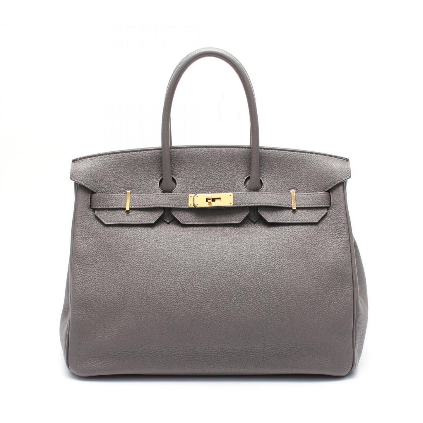 Hermès Gray Leather Birkin 35