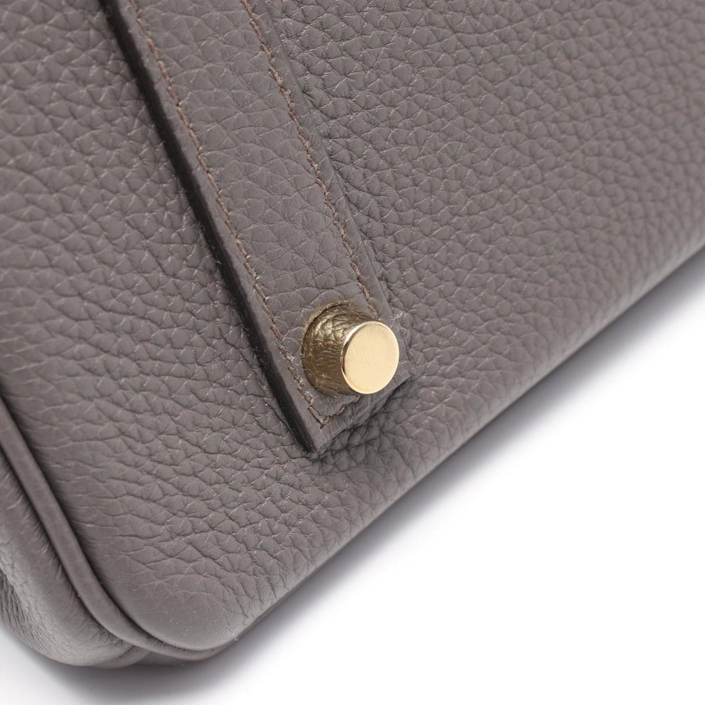 Hermès Gray Leather Birkin 35