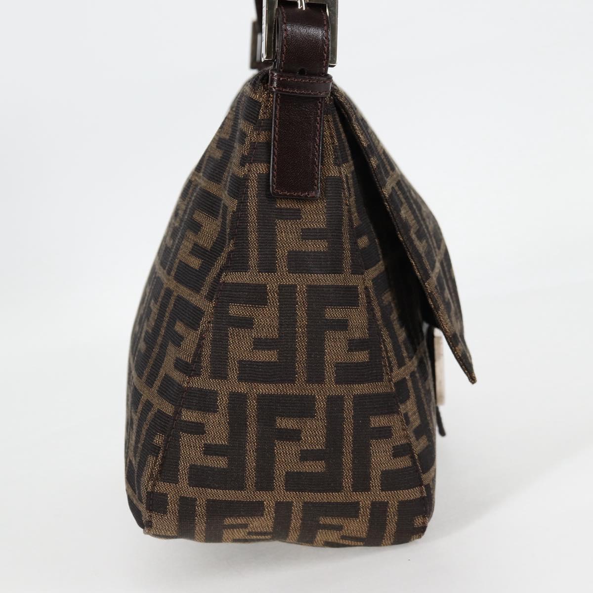 Fendi Black Canvas Mamma Baguette
