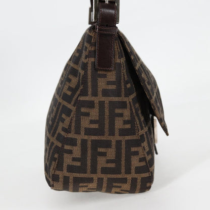 Fendi Black Canvas Mamma Baguette