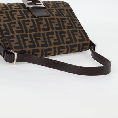 Fendi Black Canvas Mamma Baguette