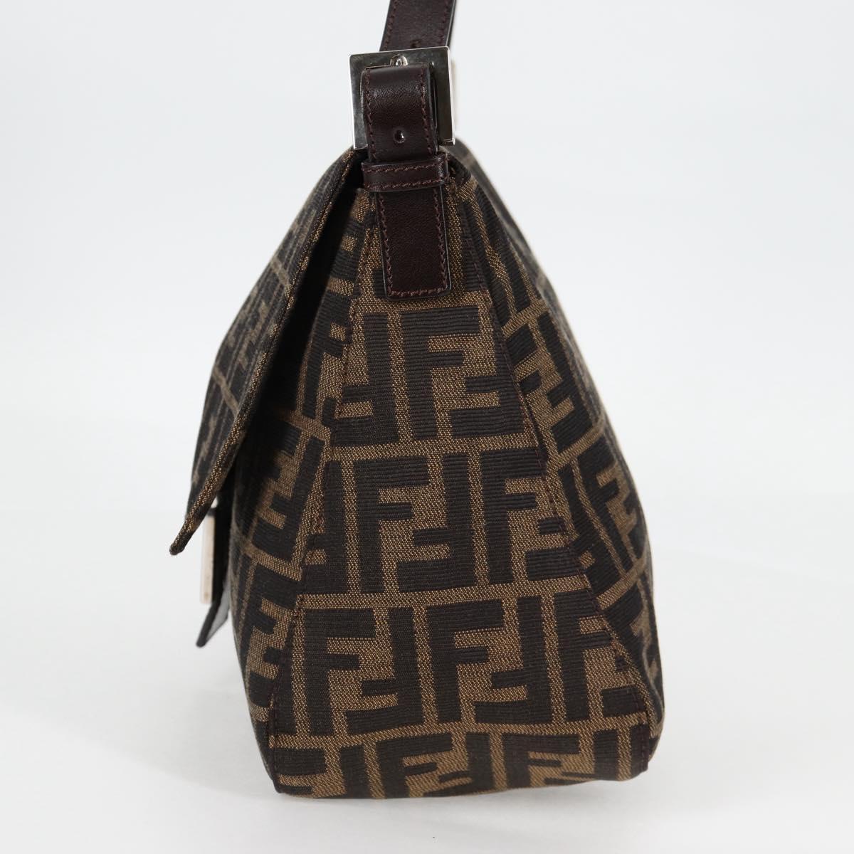 Fendi Black Canvas Mamma Baguette