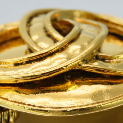 Chanel Gold Gold Plated Coco Mark