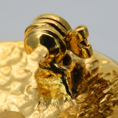 Chanel Gold Gold Plated Coco Mark