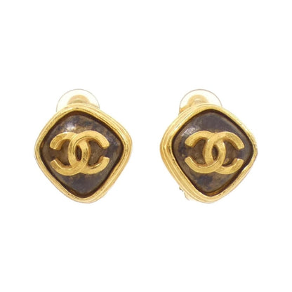 Chanel Gold Gold Plated Earring