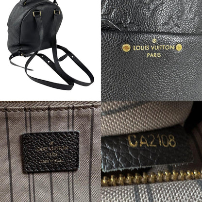 Louis Vuitton Black Leather Sorbonne