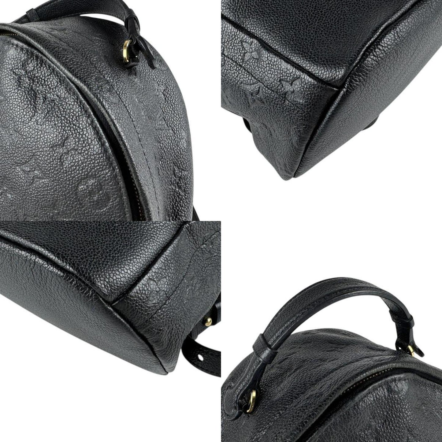 Louis Vuitton Black Leather Sorbonne